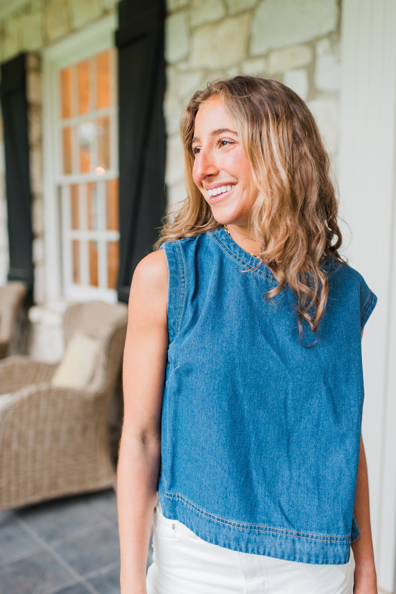 Kristen Top | Denim