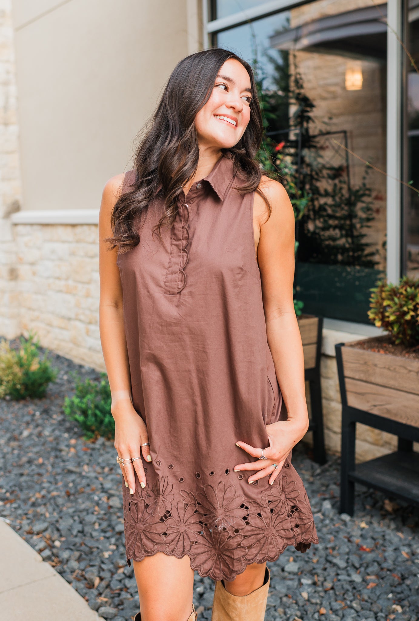 Jenn Dress | Brown