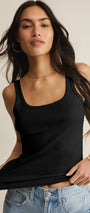 Z Supply | Renae Premium Rib Tank Top | Black