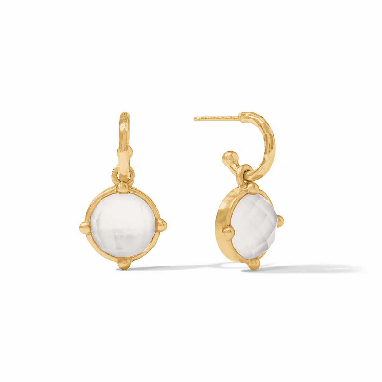 Julie Vos | Honeybee Hoop | Iridescent Clear Crystal