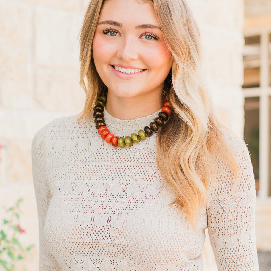 Necklace | Chartreuse Mix
