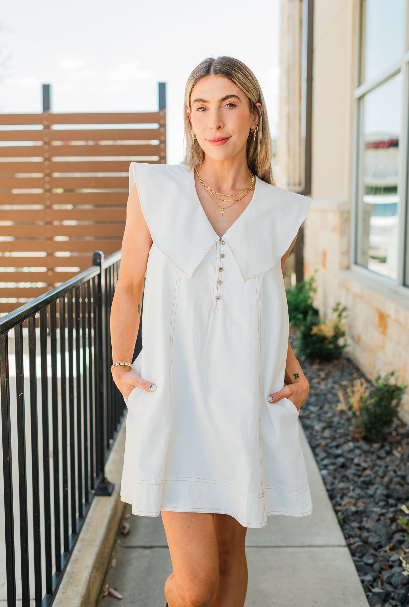 Sadie Dress | Off White