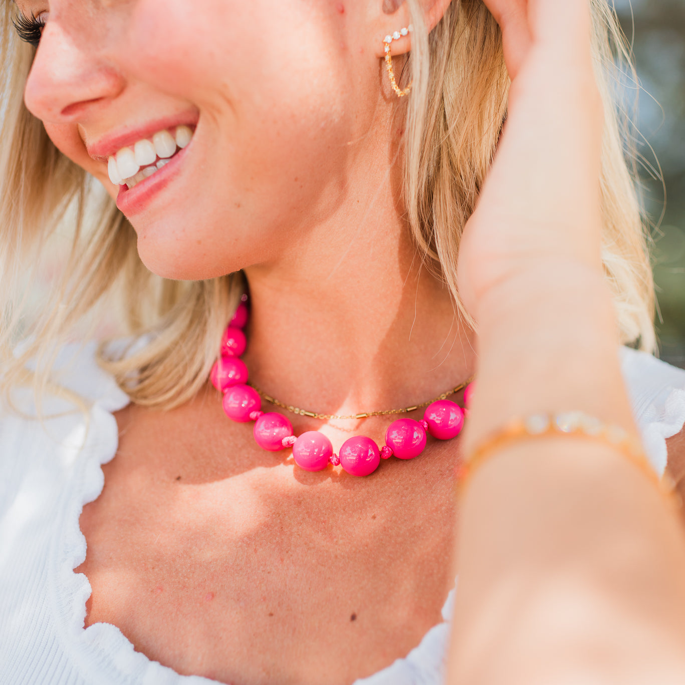 Necklace | Bubblegum Pink