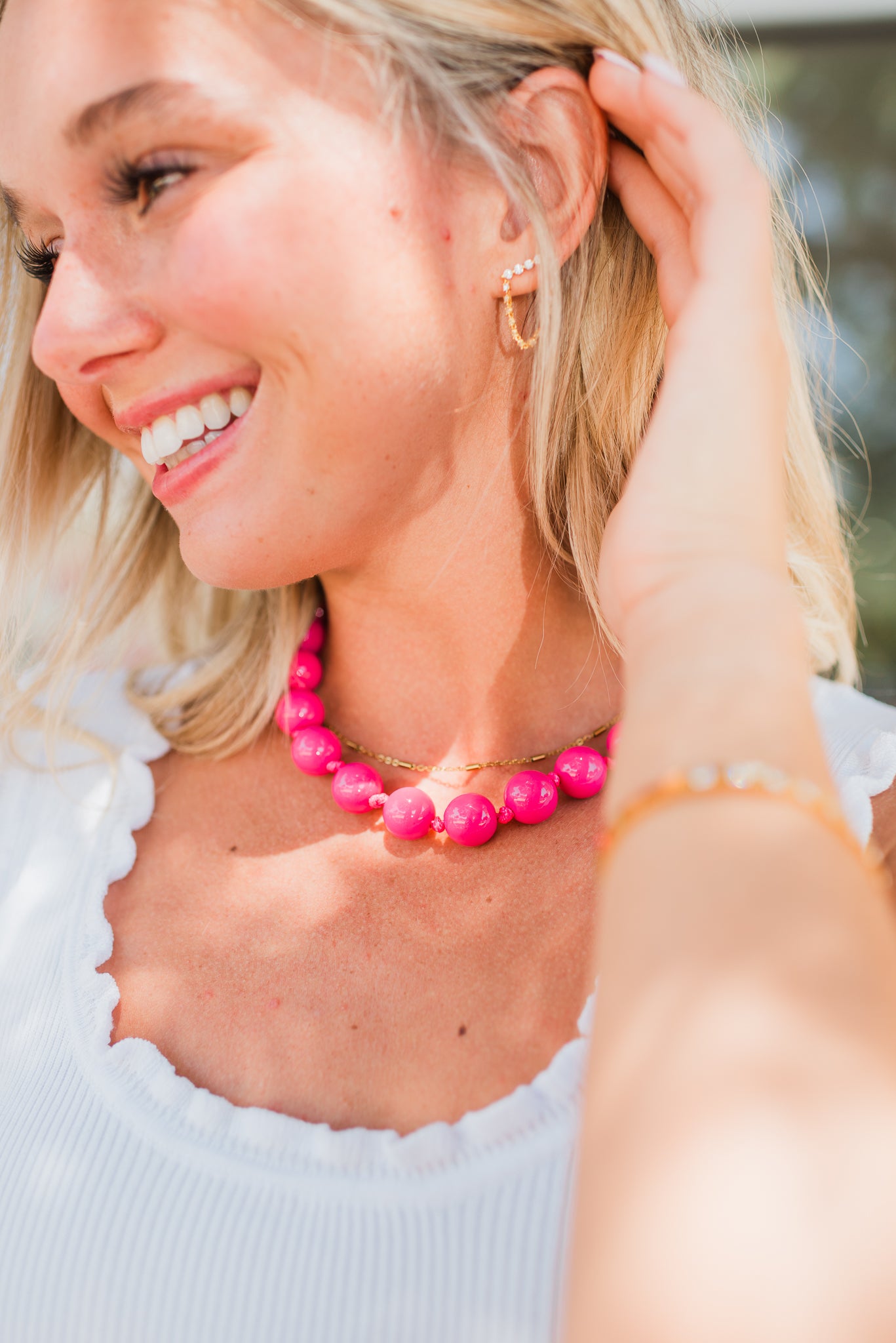 Necklace | Bubblegum Pink