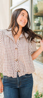 Syndie Top | Brown