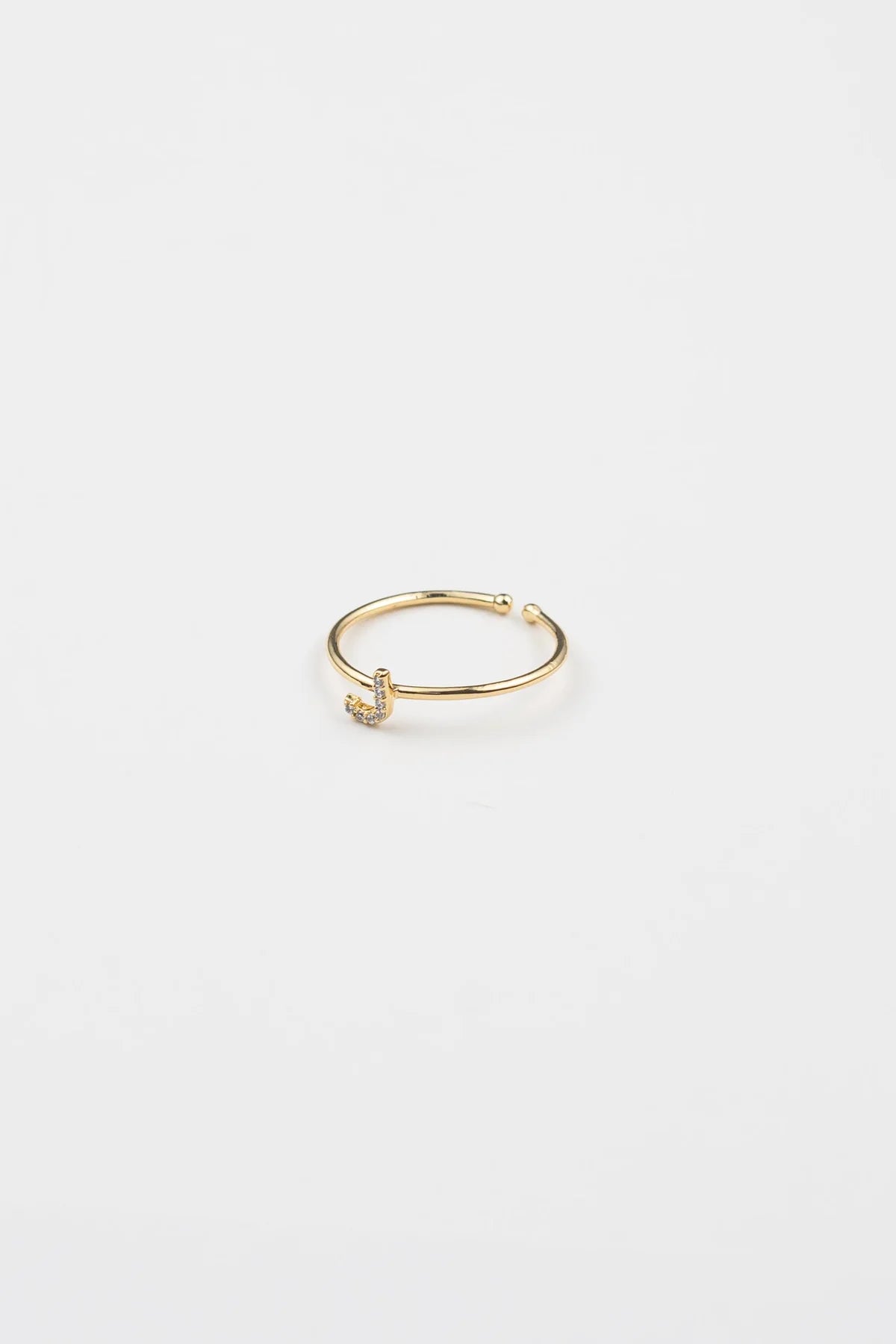 Brenda Grands | 18K Gold Initial Ring