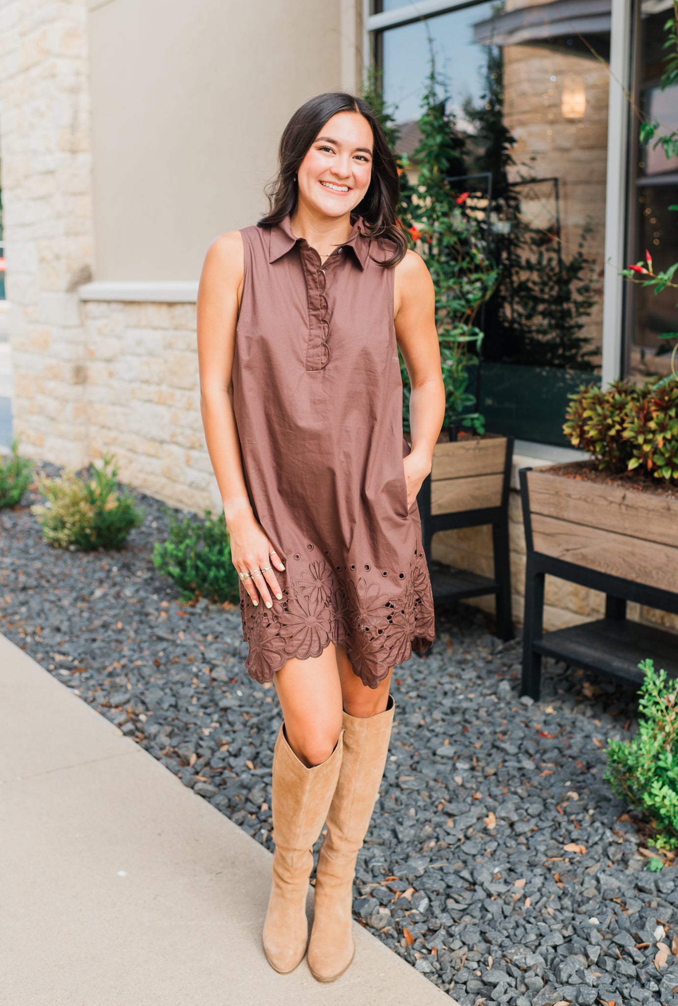 Jenn Dress | Brown