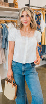 White Sands Top | Ivory