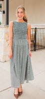 Bryce Dress | Black Gingham