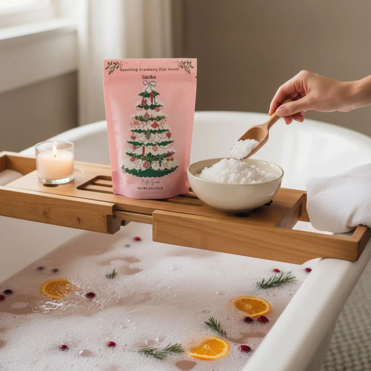Epsom Soak | Pink Christmas