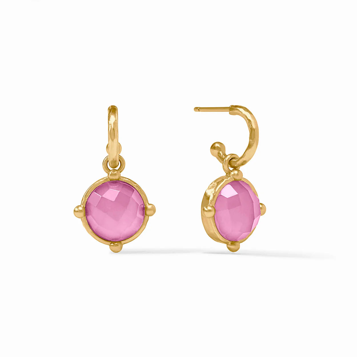 Julie Vos | Honeybee Hoop | Tourmaline Pink