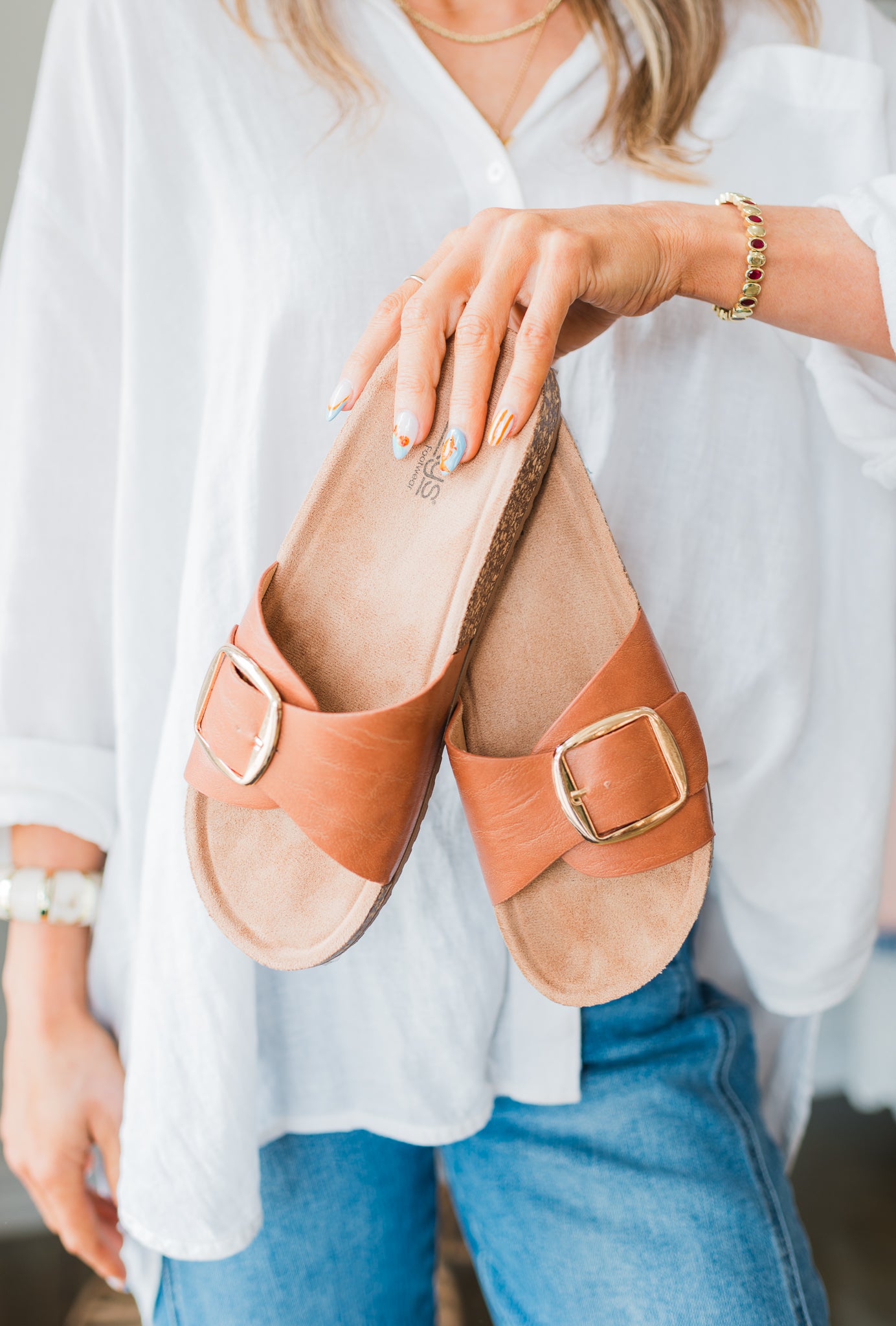 Road Trip Sandals | Cognac