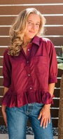 Reese Top | Maroon
