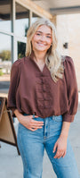 Regina Top | Espresso