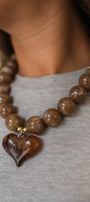 Necklace | Mocha Heart