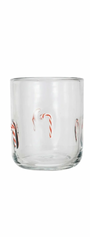 Holiday Icon Glass | Candy Cane