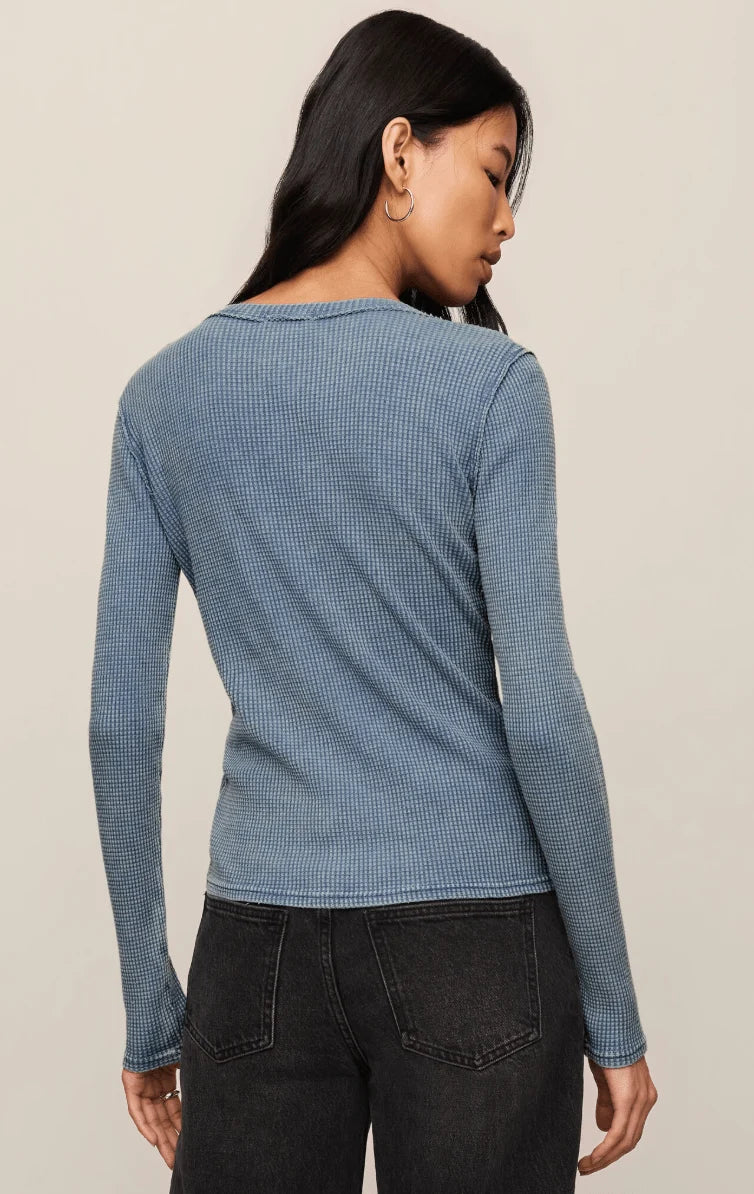 Arlet Mini Thermal Top | Mineral Blue