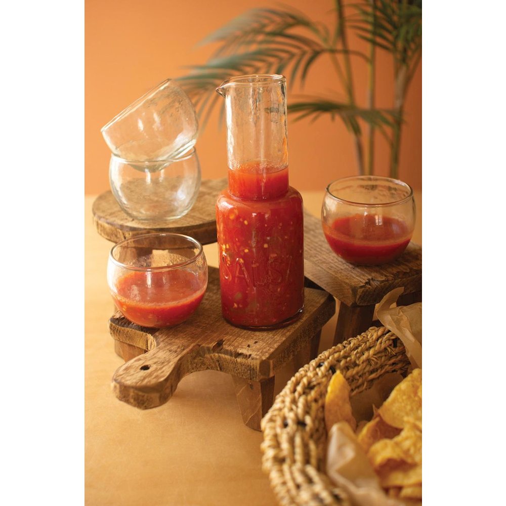 Glass Salsa | Four Bowl Set
