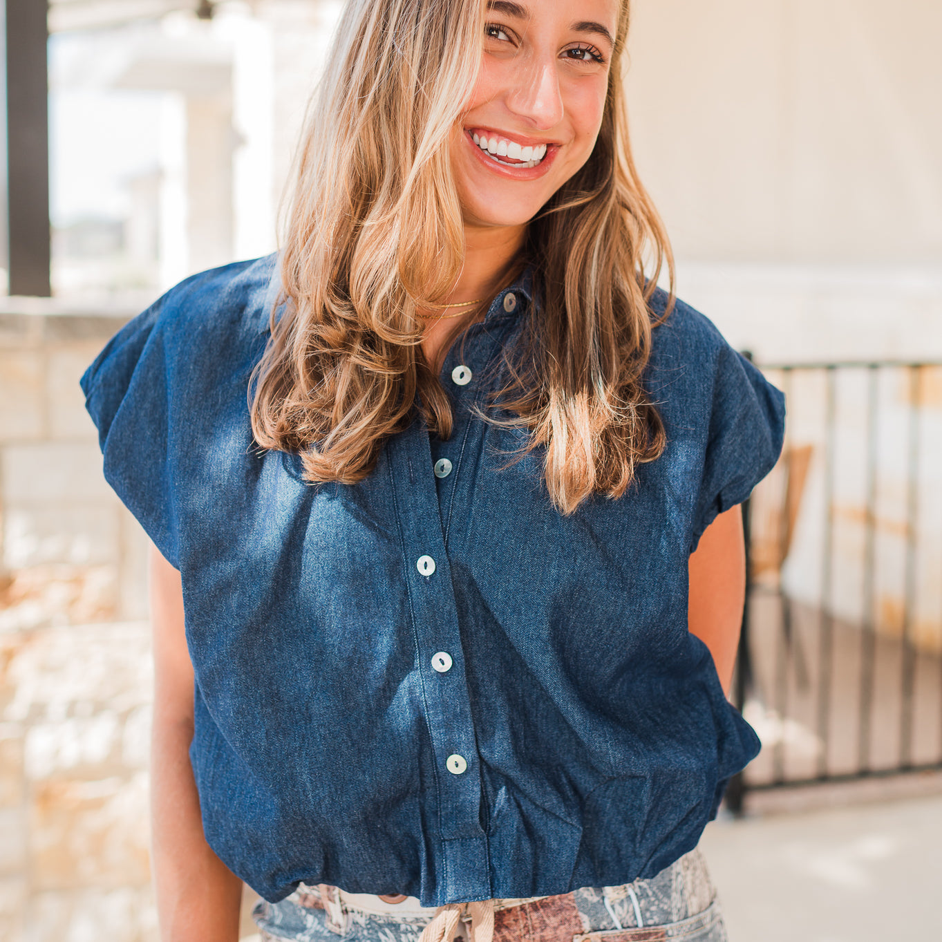 Park City Top | Dark Denim