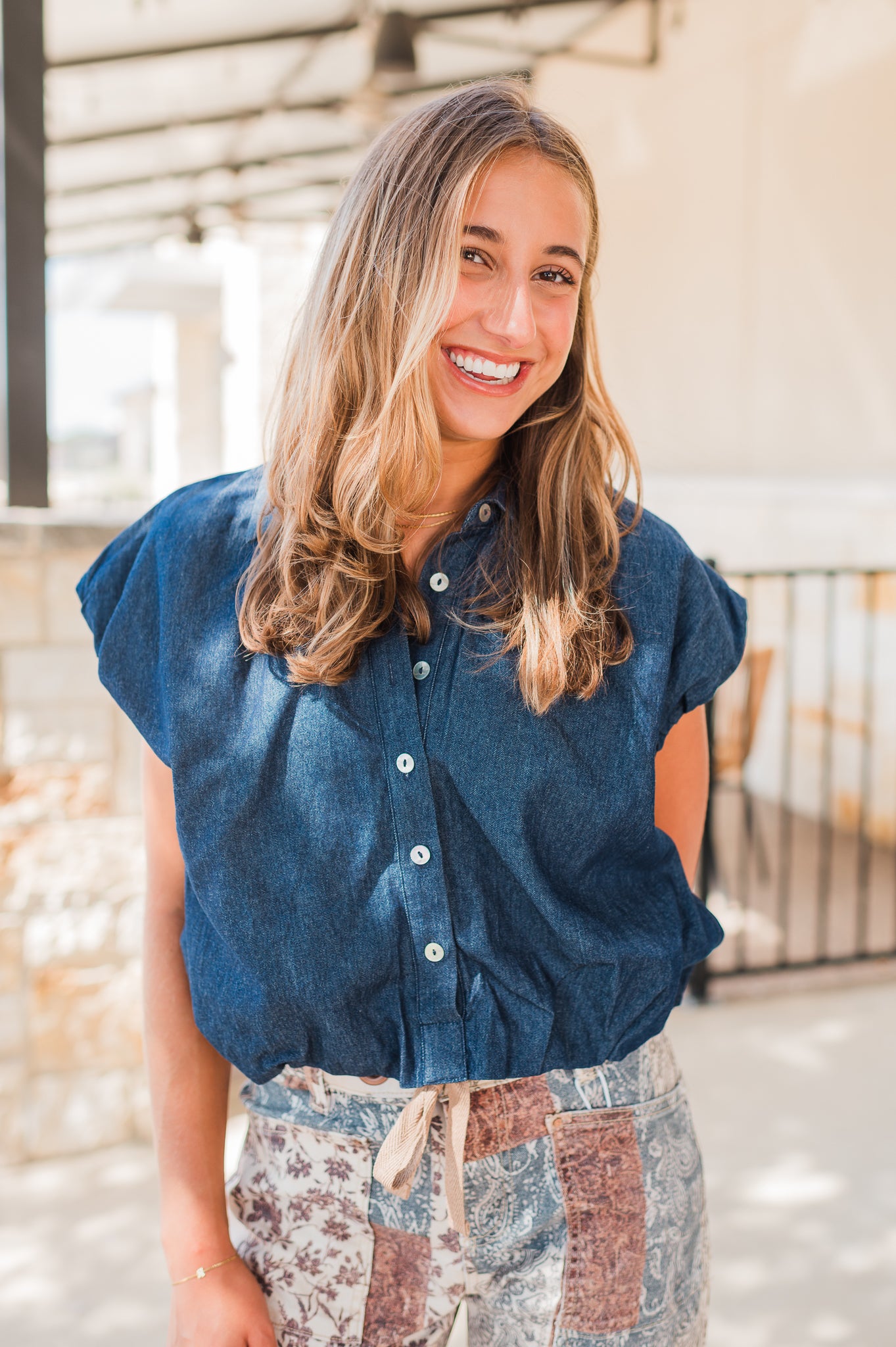 Park City Top | Dark Denim