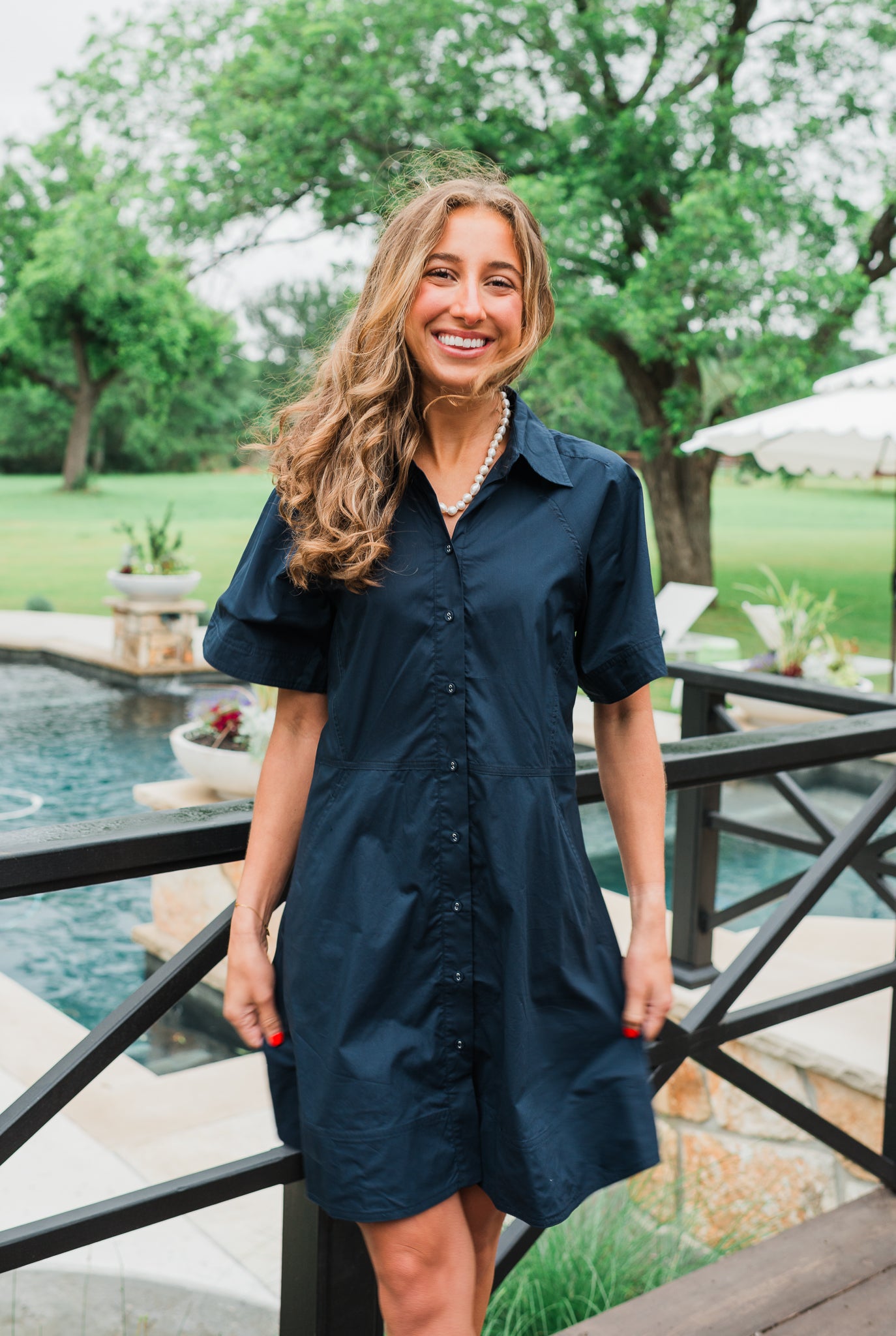 Evening Sail Dress | Navy