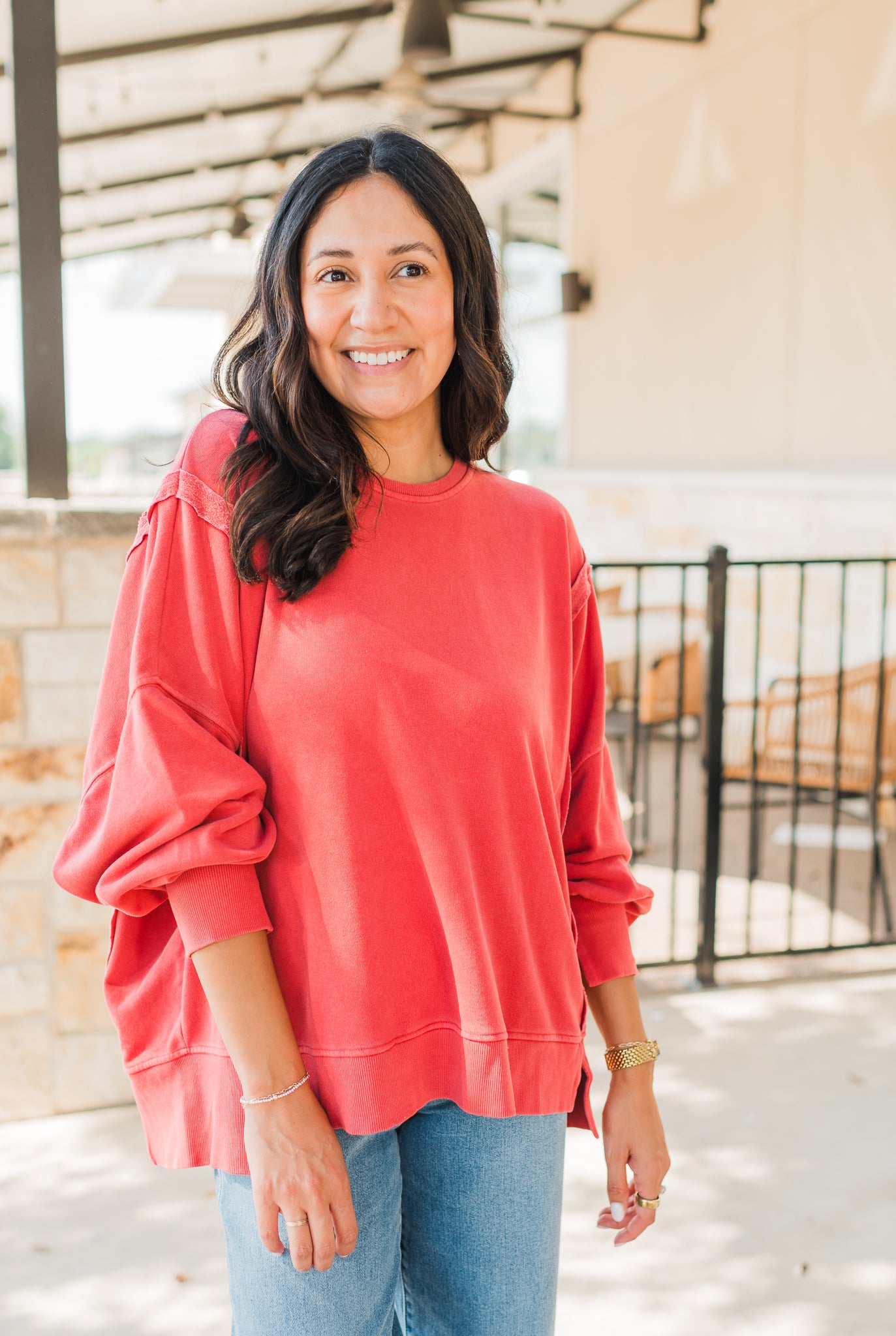 Maris Sweatshirt | Red