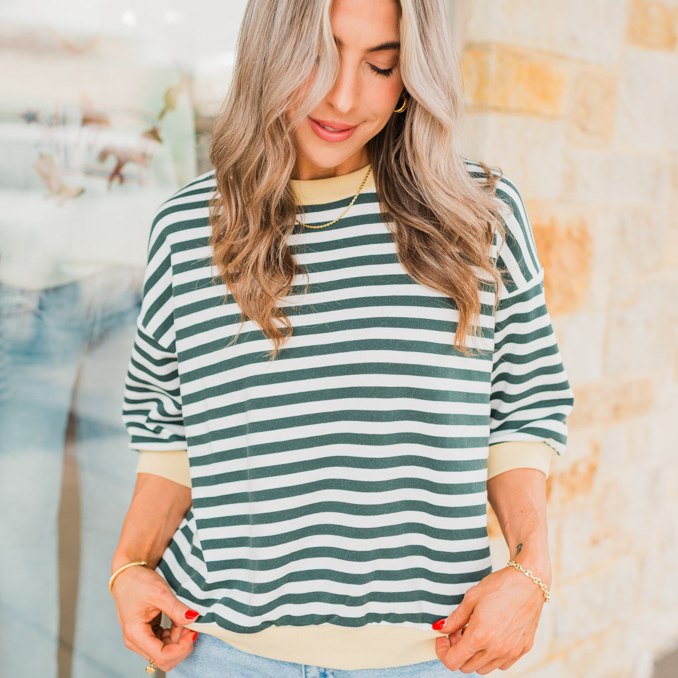 Brazos Top | Stripe