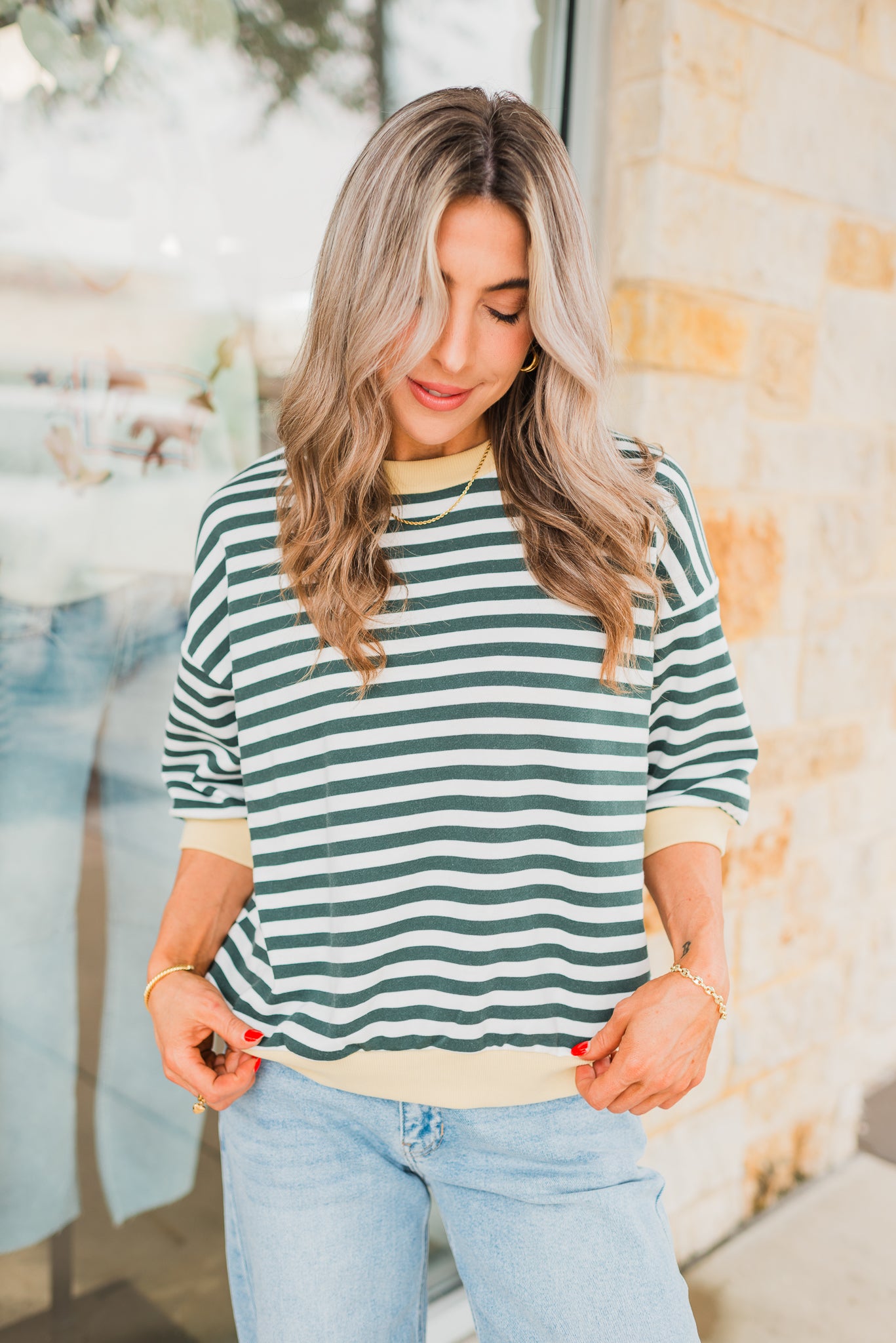 Brazos Top | Stripe