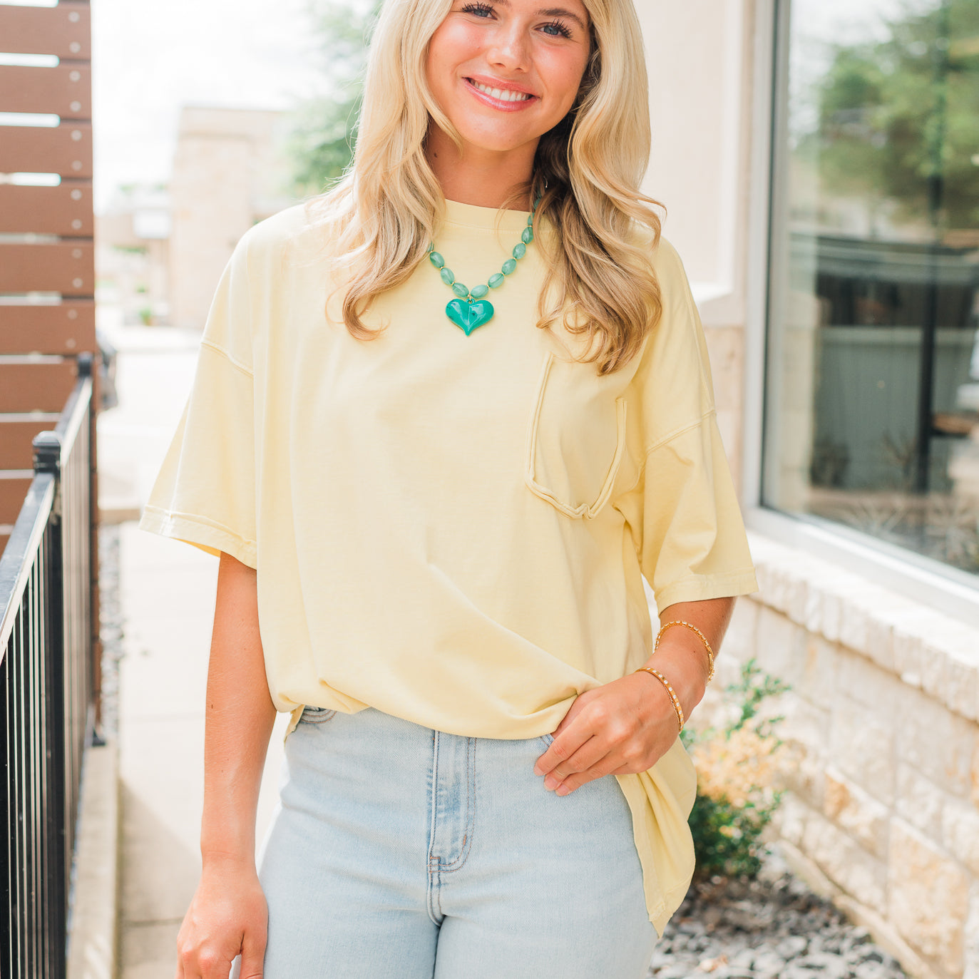 Hallie Tee | Canary Yellow