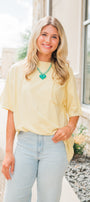 Hallie Tee | Canary Yellow