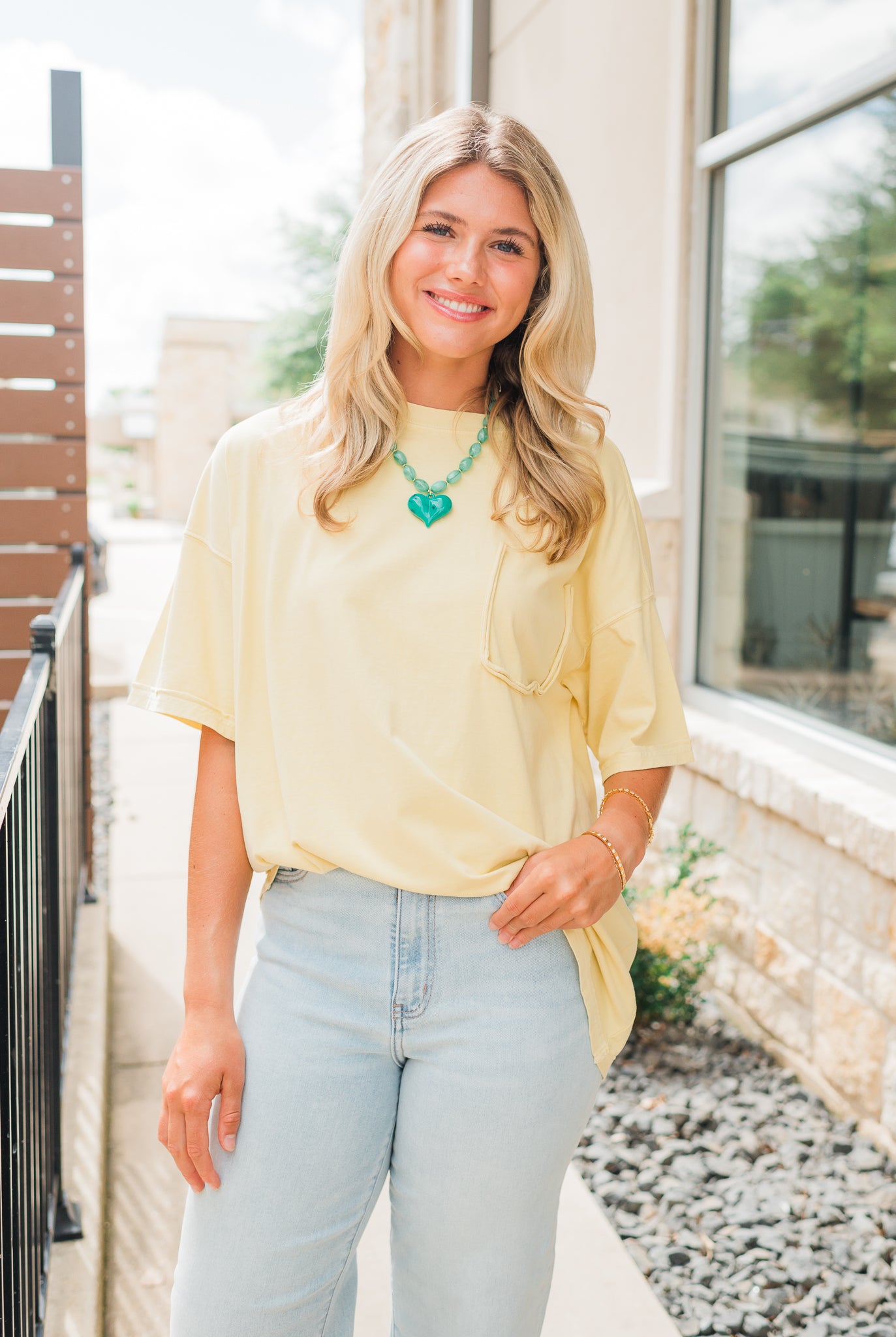 Hallie Tee | Canary Yellow