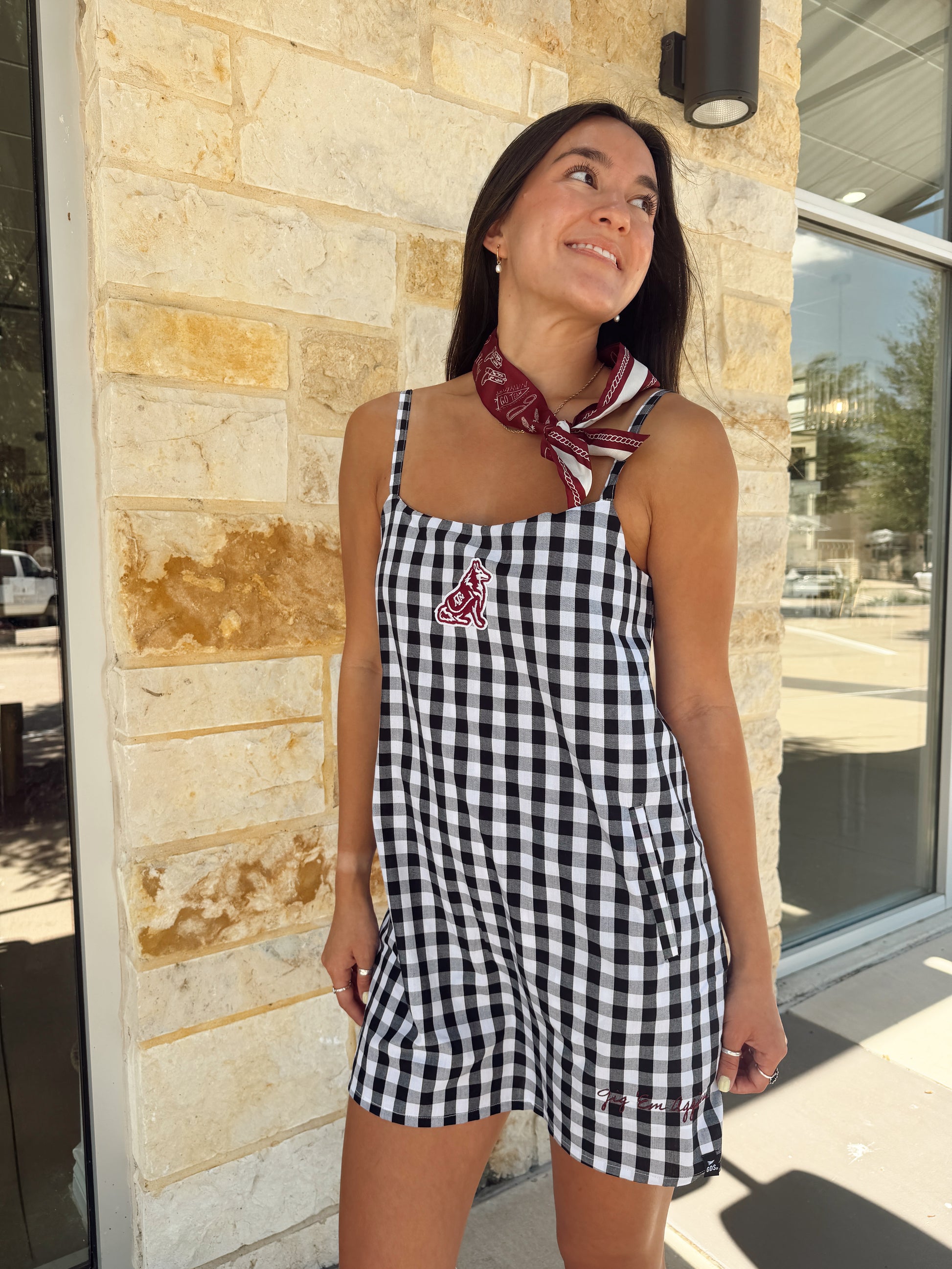Gingham Dress | Texas A&M