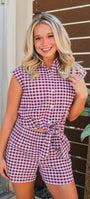 Tailgate Shorts | Maroon Gingham