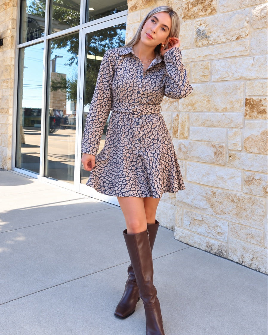 Rayne Dress | Leopard