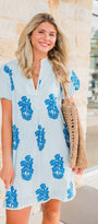 St. Kitts Dress | Blue