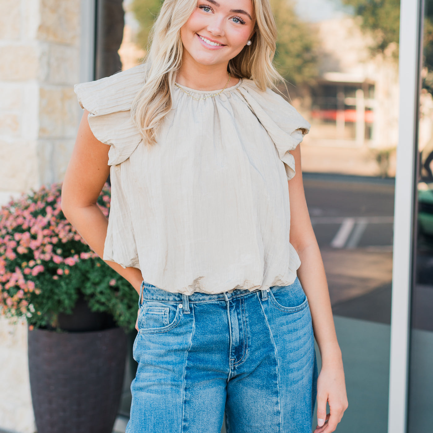 Lucie Top | Taupe