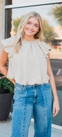 Lucie Top | Taupe