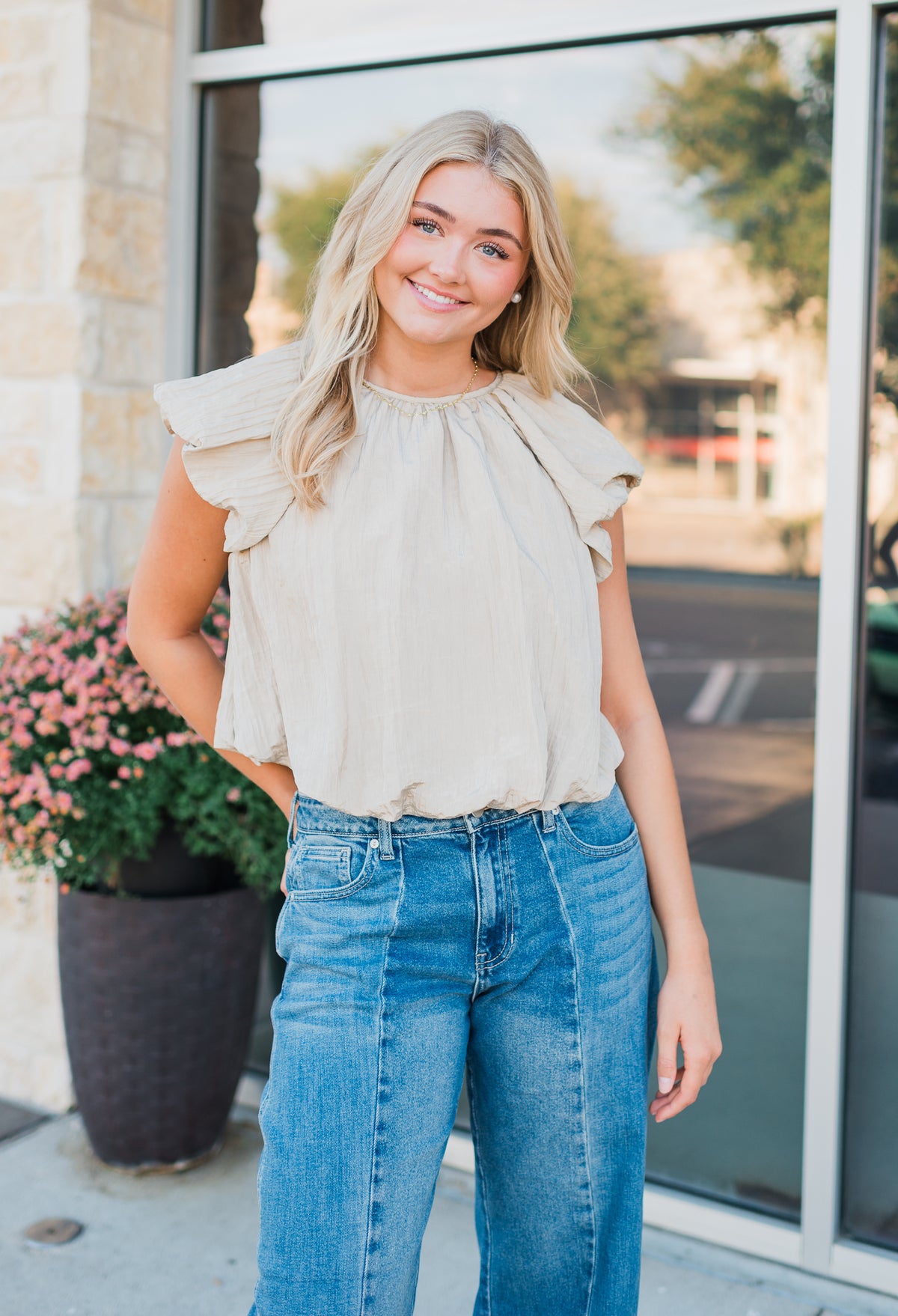 Lucie Top | Taupe