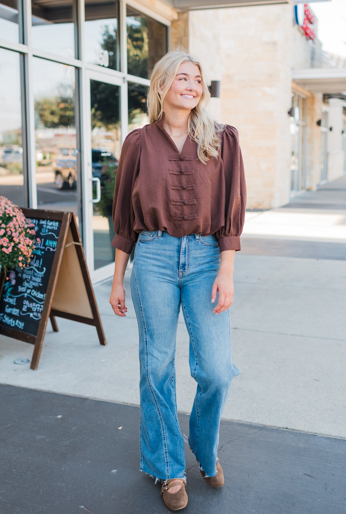 Regina Top | Espresso
