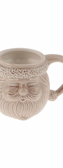 Cream Santa Mug