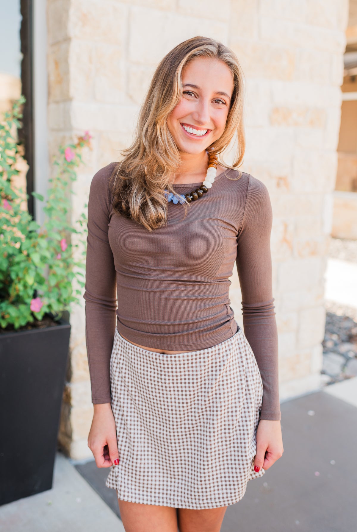 Rosalind Top | Brown