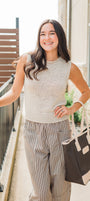 Iris Sweater Vest | Cream