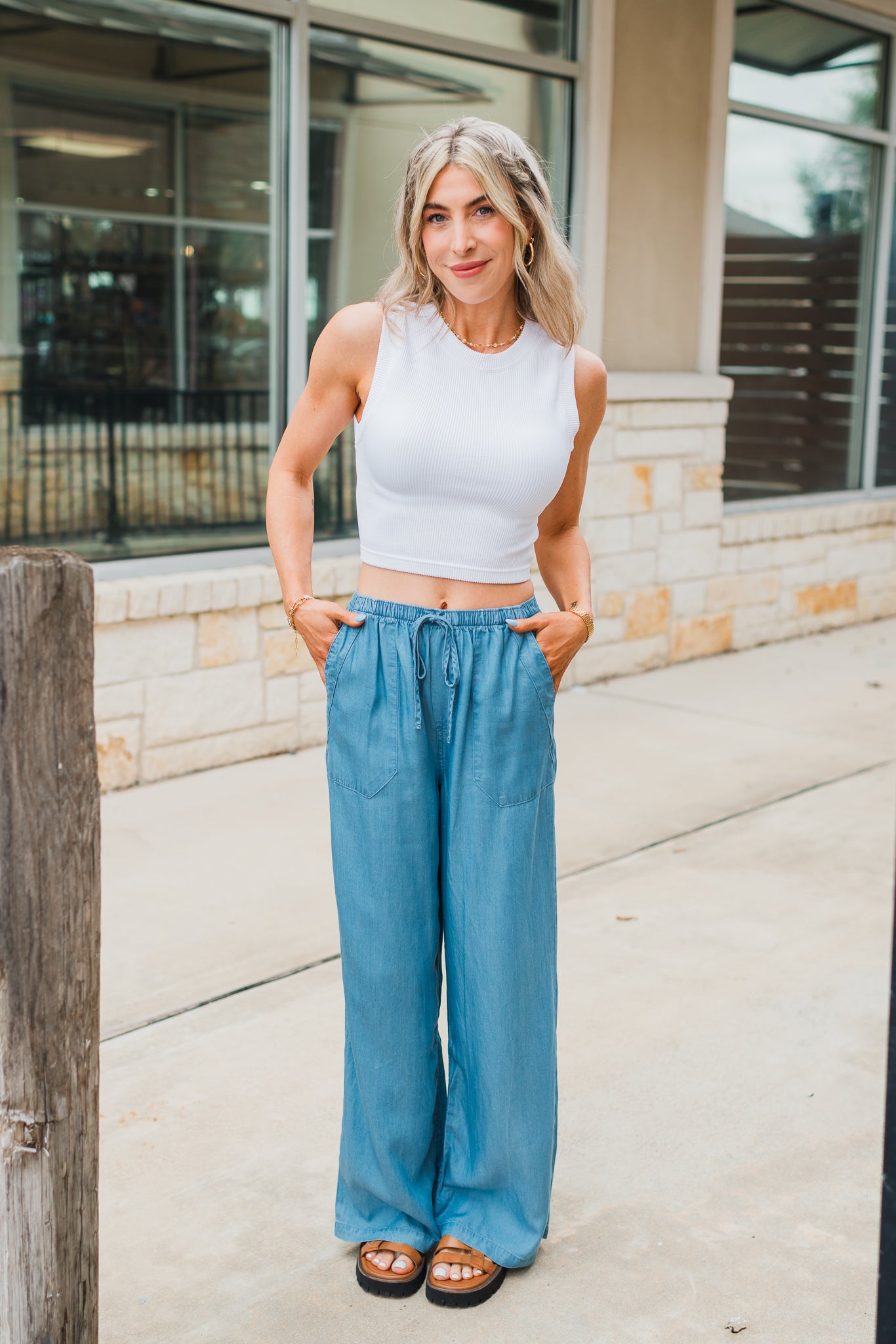 Rockport Pants | Chambray