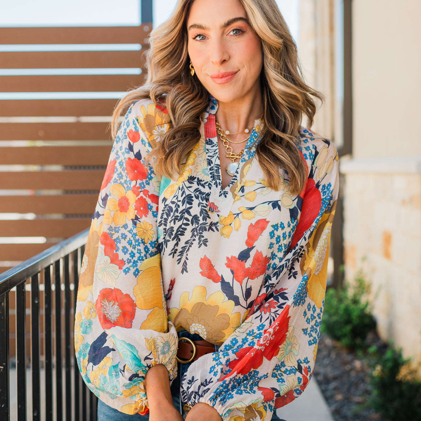 Siesta Keys Top | Mixed Floral