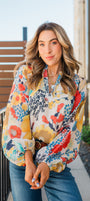 Siesta Keys Top | Mixed Floral
