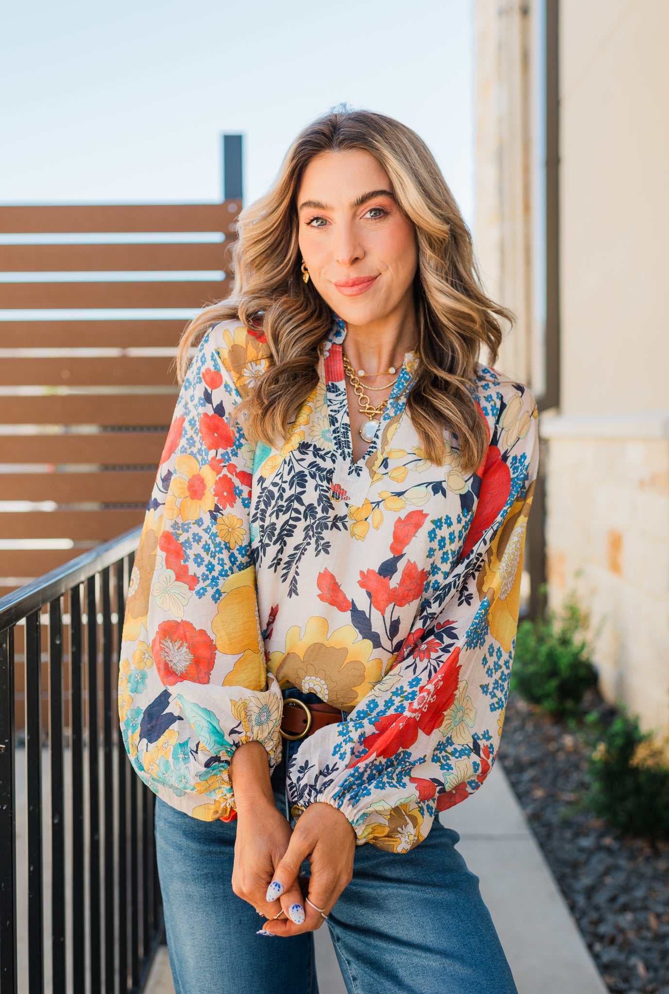 Siesta Keys Top | Mixed Floral