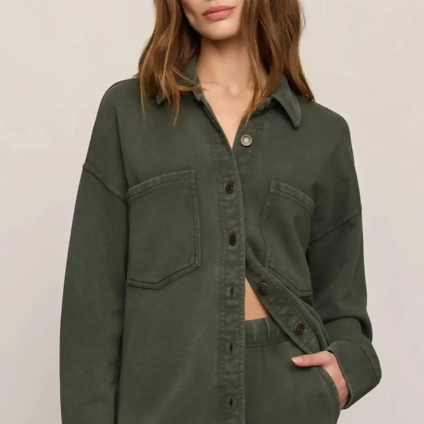 Z Supply | All Day Knit Jacket | Classic Olive