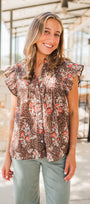 Kinleigh Top | Brown