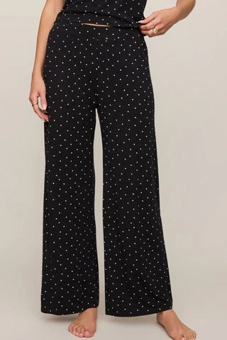 Luxe Dot Pant | Black
