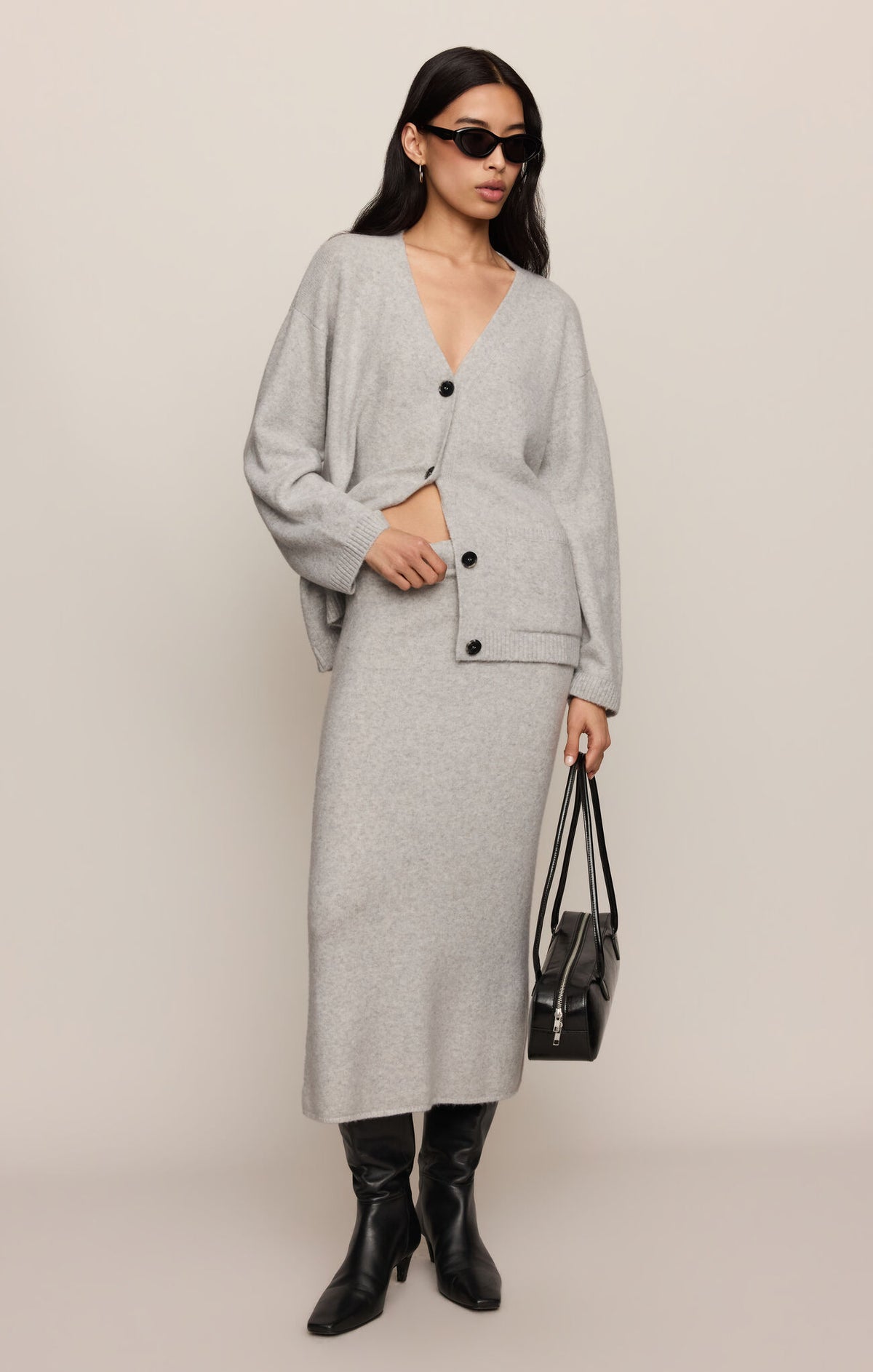 Z Supply | Cozy Moment Skirt | Feather Grey